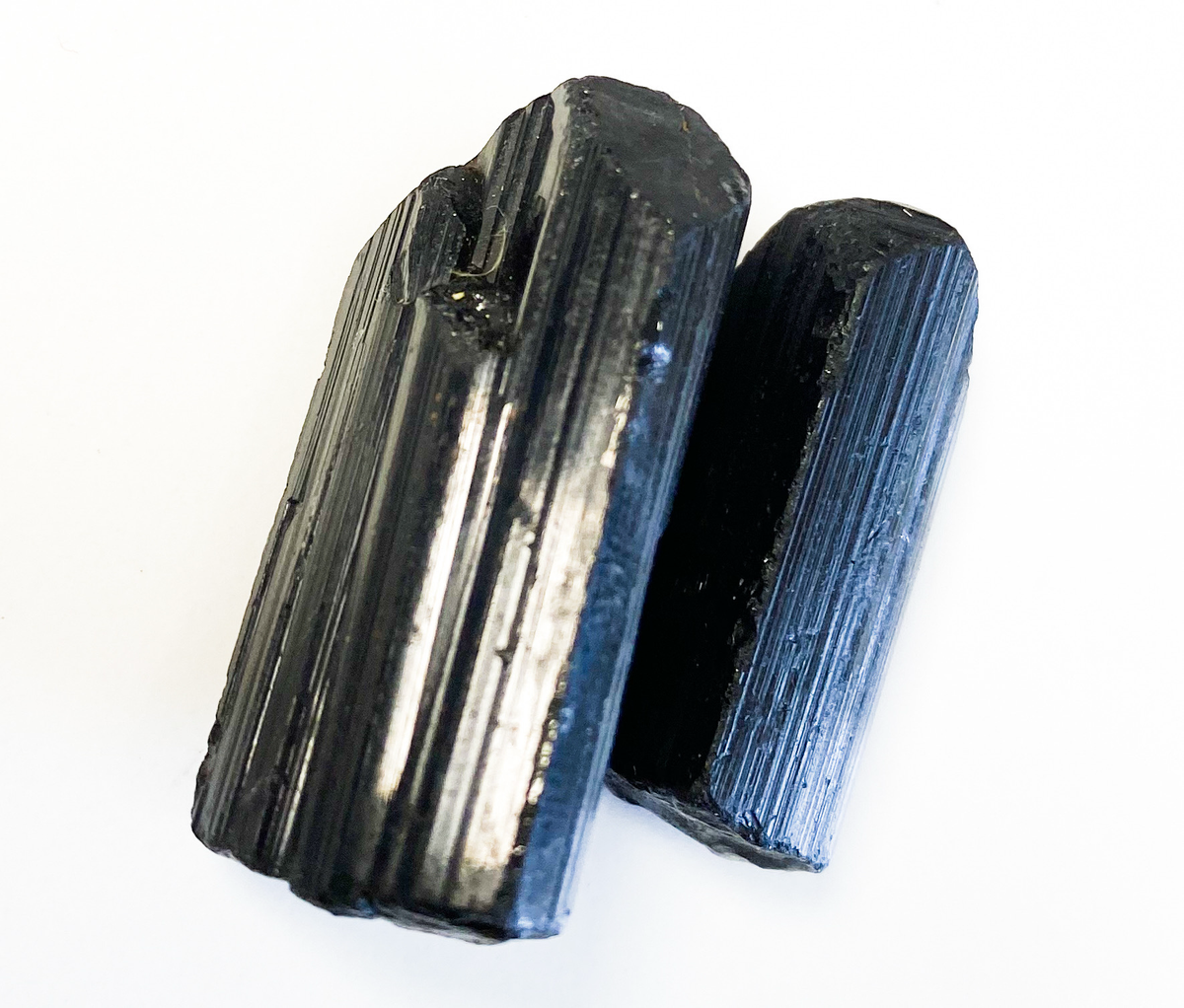 Raw Black Tourmaline Stones (3–4cm), Protection and Grounding per stone