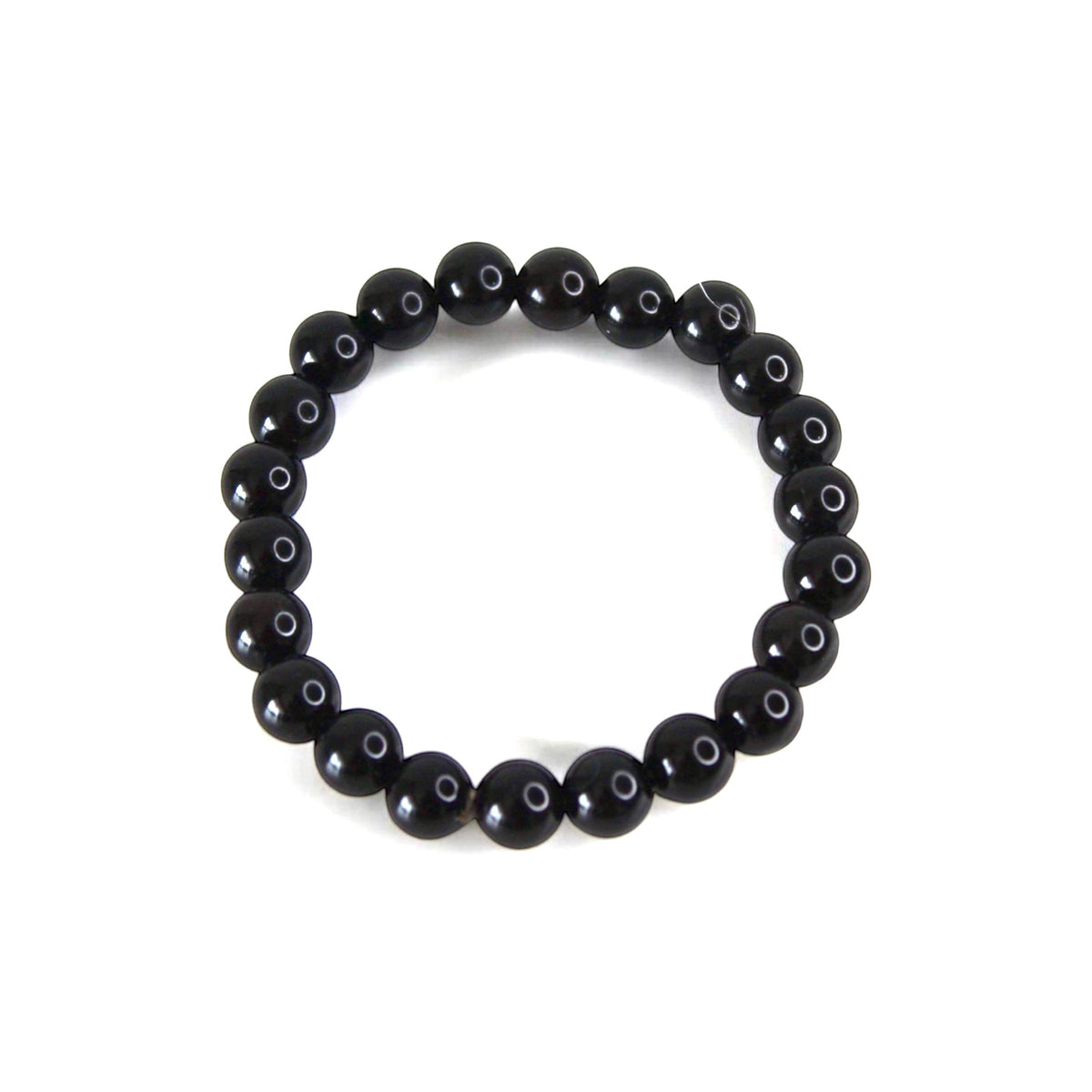 Black Obsidian Bracelet, Strength and Protection 8mm