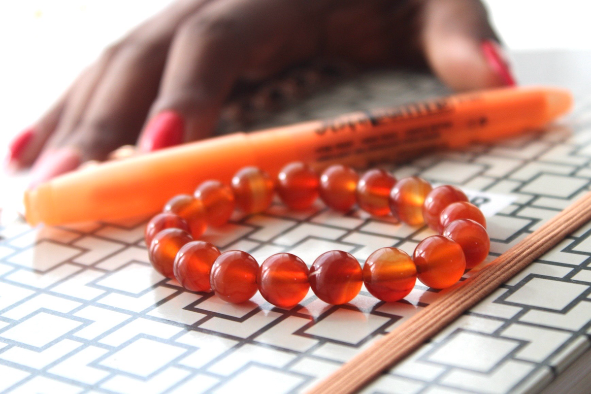 Carnelian Bracelet, Confidence and Forward Energy