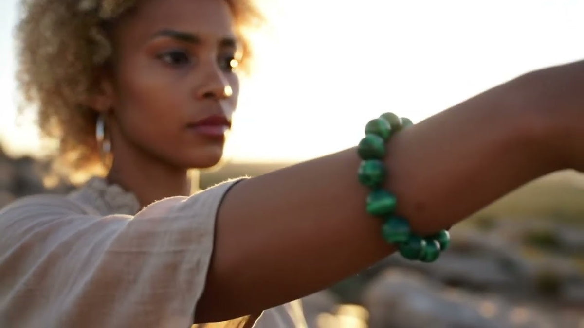 Mnotho! Malachite Bracelet – Transformation & Emotional Strength
