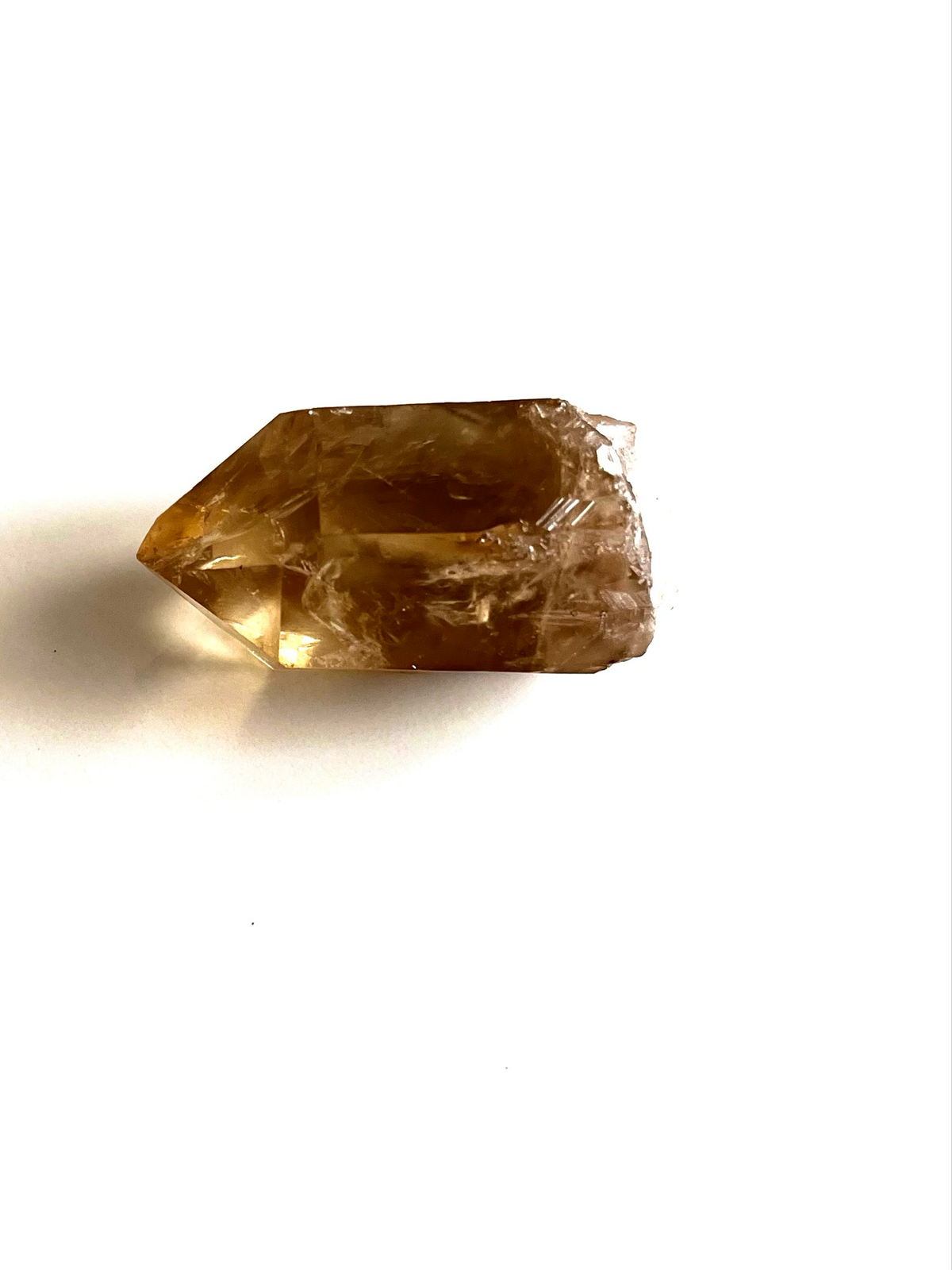 Natural Raw Citrine Point 4cm