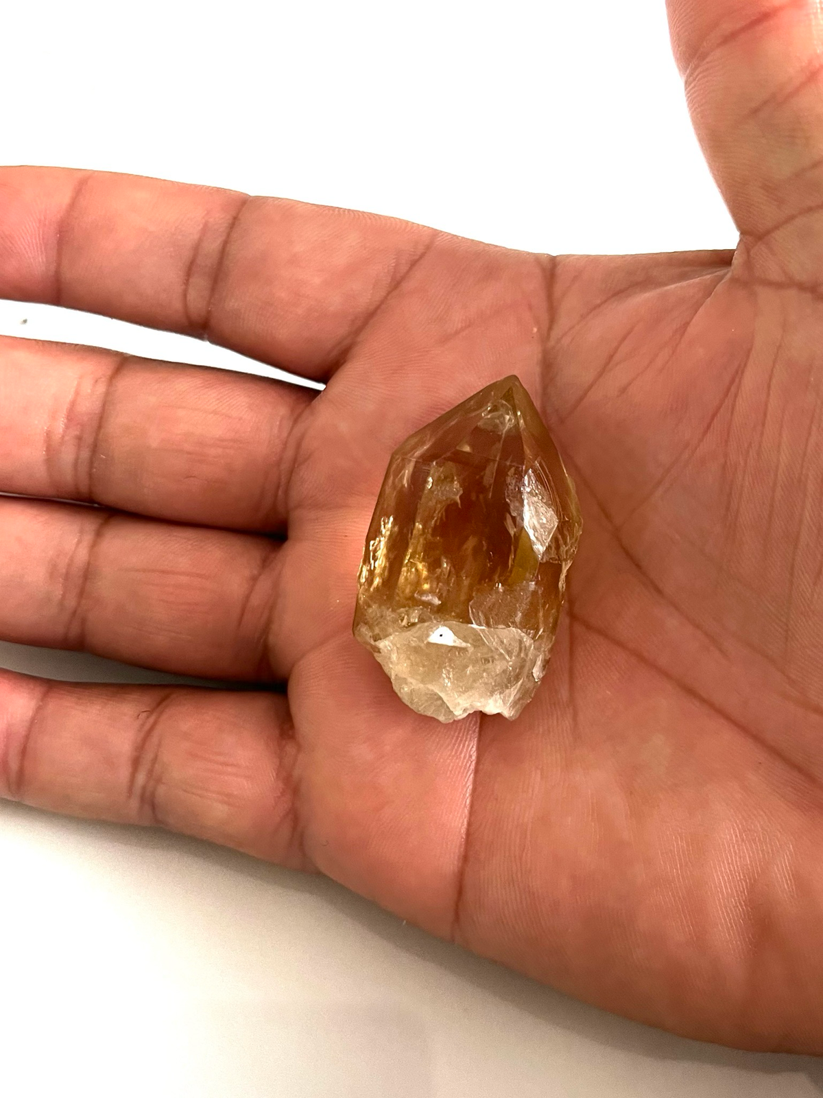 Natural Raw Citrine Point 4cm