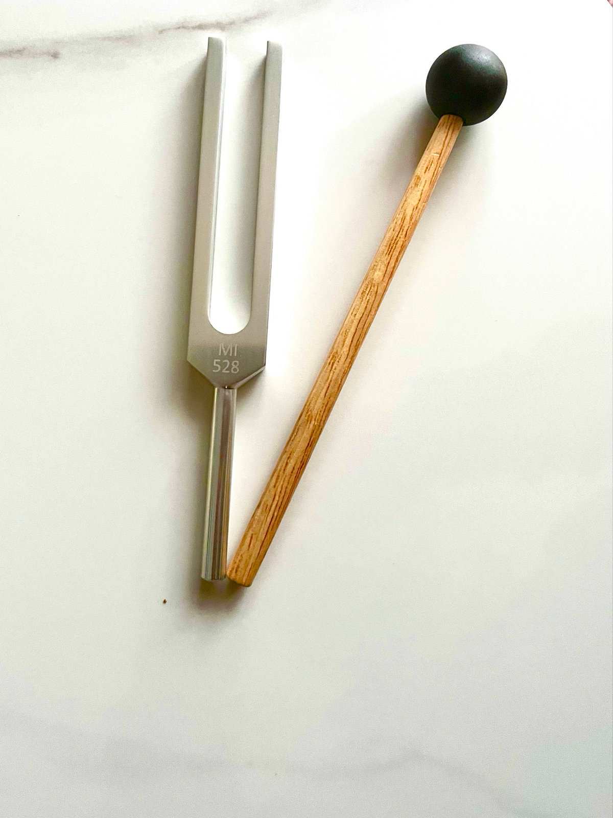 528 Hz Tuning Fork – Sound Therapy for Harmony & Focus