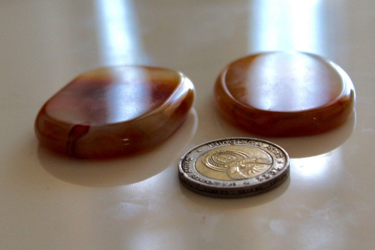 Carnelian Palm Stones [per Stone]