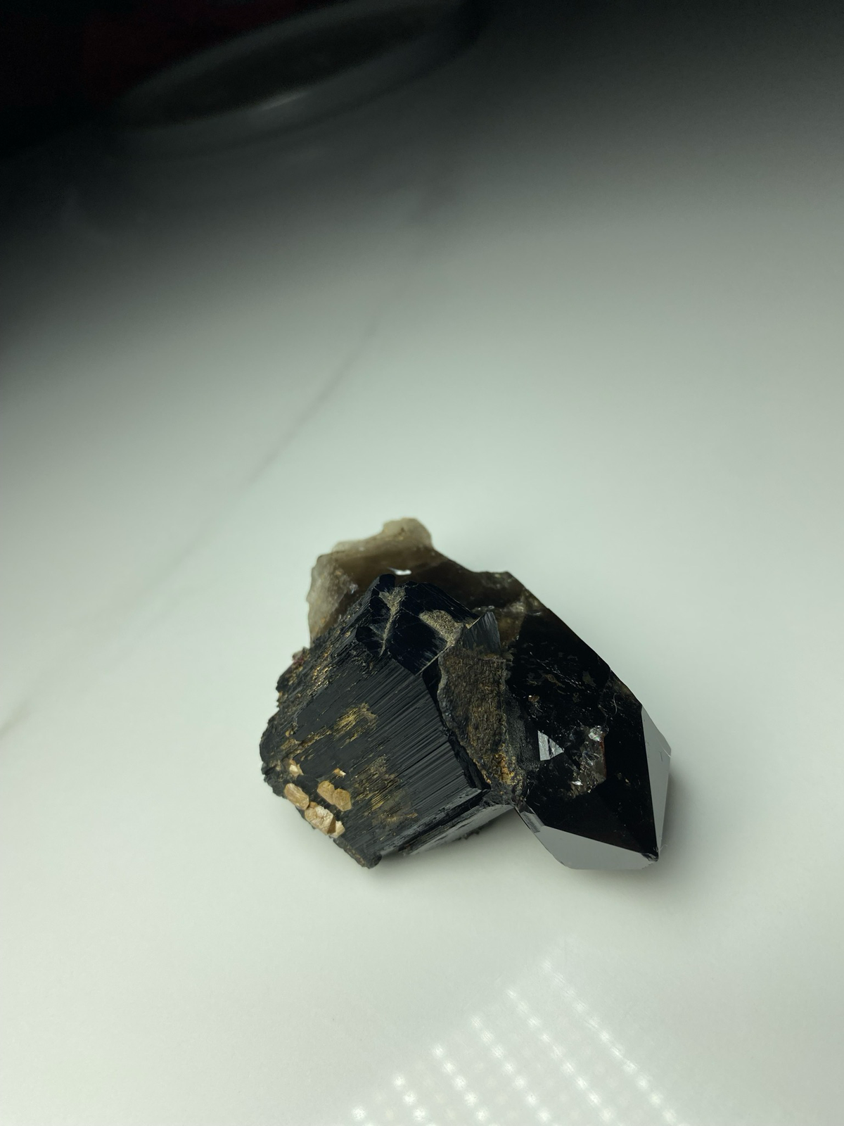 Smoky Quartz with Tourmaline Inclusion – Zomba, Malawi Origin | Natural Specimen