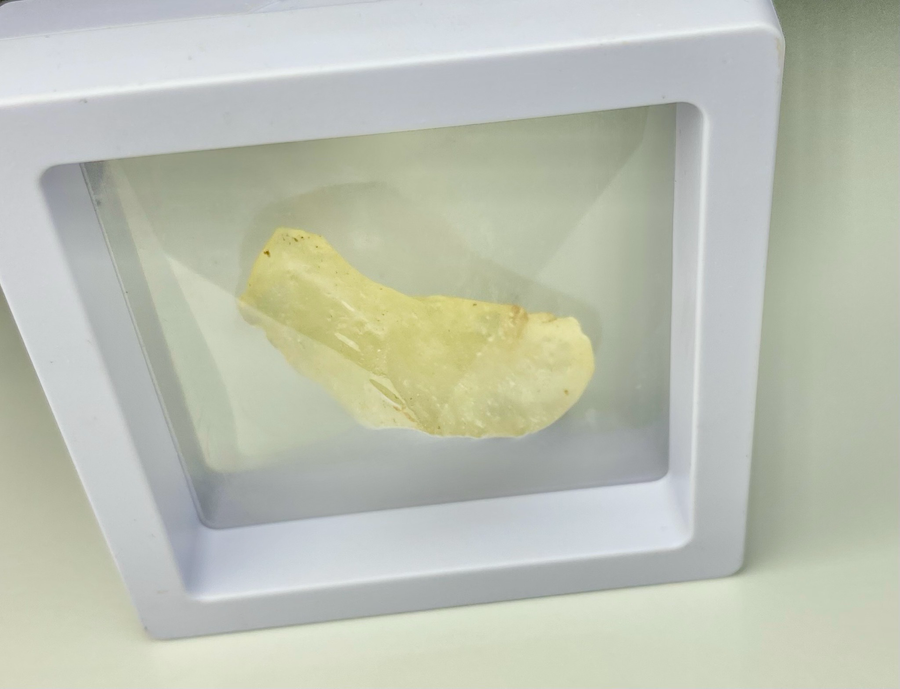 Libyan Desert Glass, Natural Sahara Impact Glass Collector Specimen