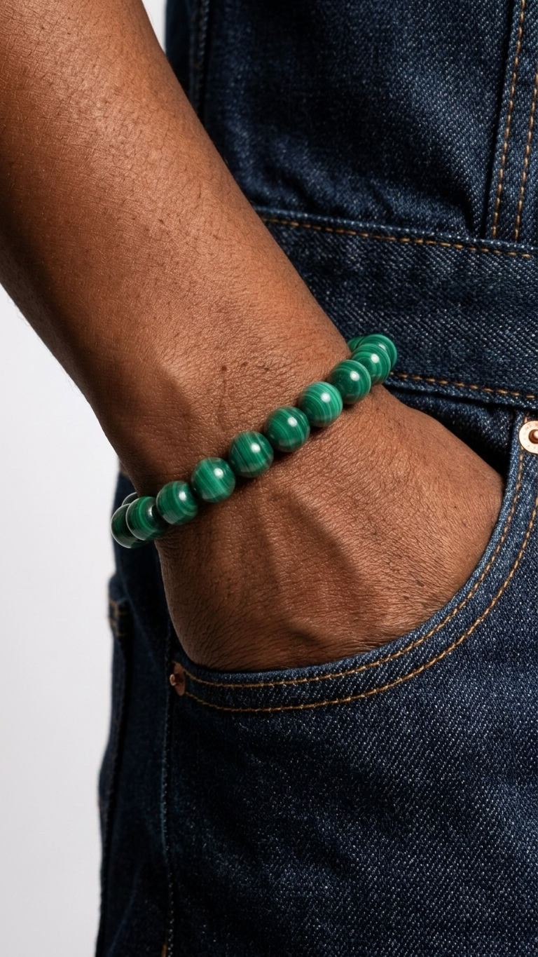 Mnotho! Malachite Bracelet – Transformation & Emotional Strength