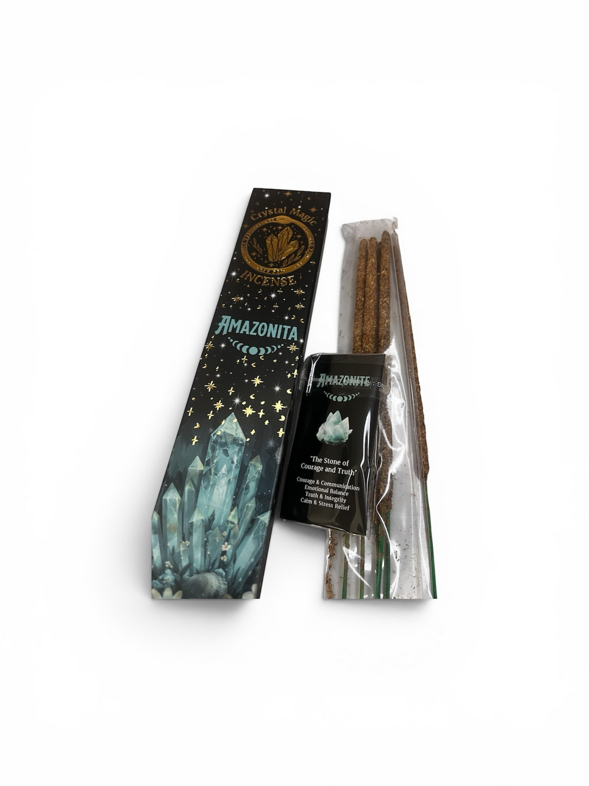 Amazonite Premium Incense 7s | Calm & Clear Communication